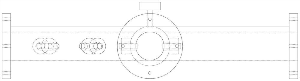 Splitter for independent metering partition of water supply network