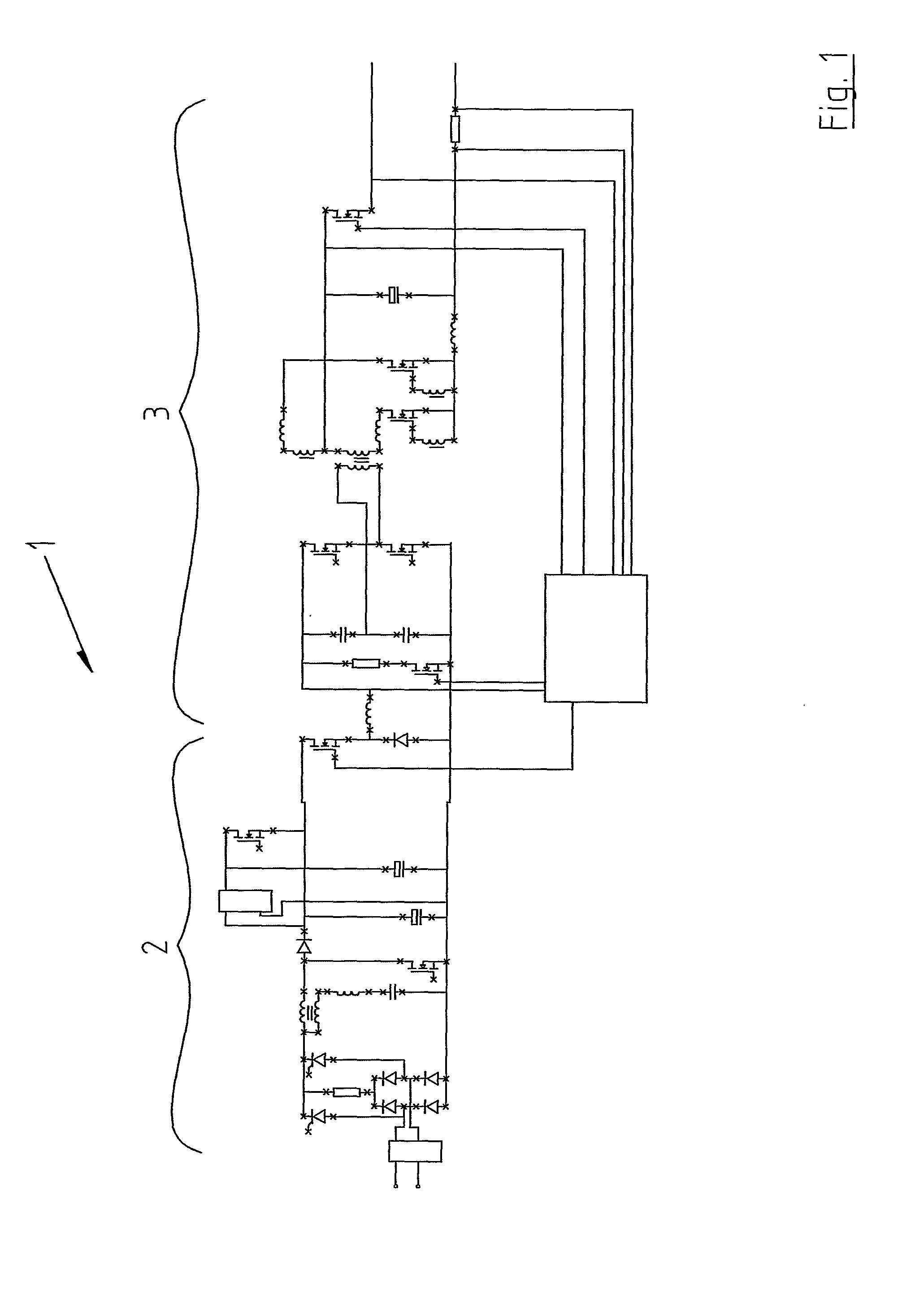 Ac/Dc Converter Comprising Plural Converters in Cascade