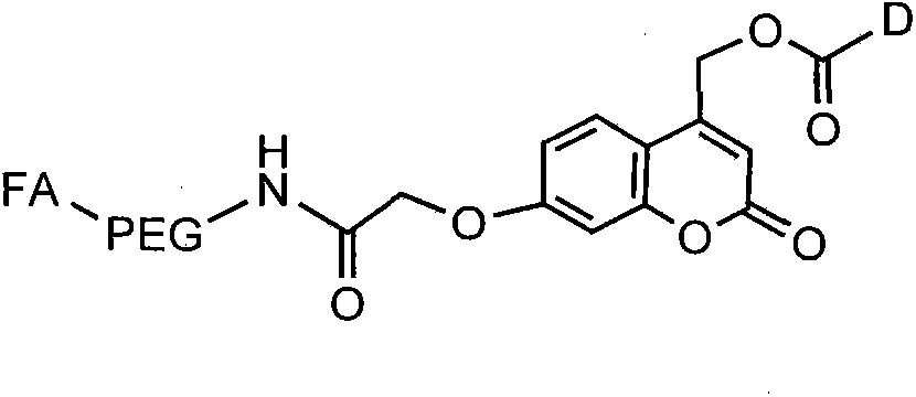 Antitumor medicine conjugate with folic acid receptor-mediated and photoresponsive functions, and preparation method thereof