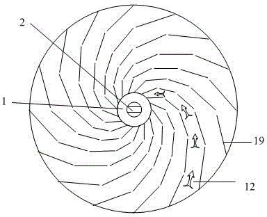 Solar chimney power generation and photovoltaic power generation combined structure and varied air duct control method