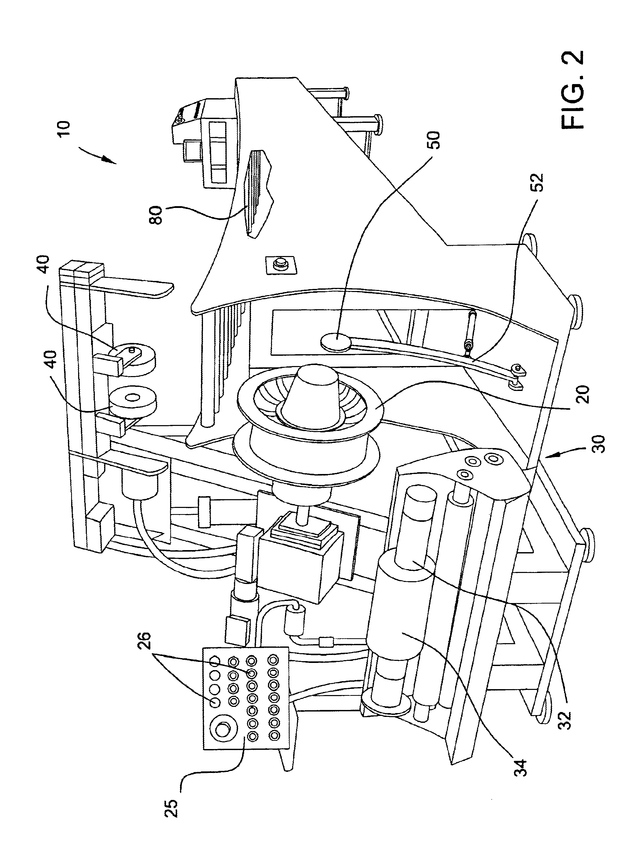 Method and apparatus for preparing tire tread for a retread tire