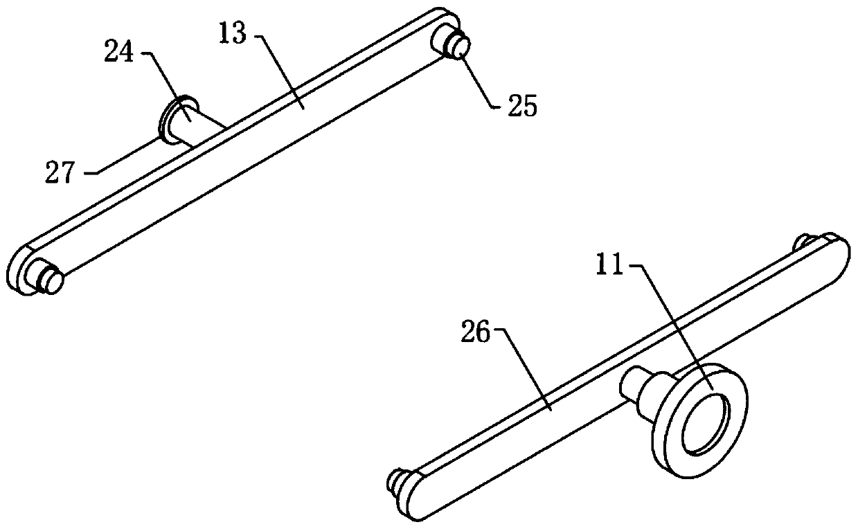 Wooden door paint spraying device with all-directional rotating function