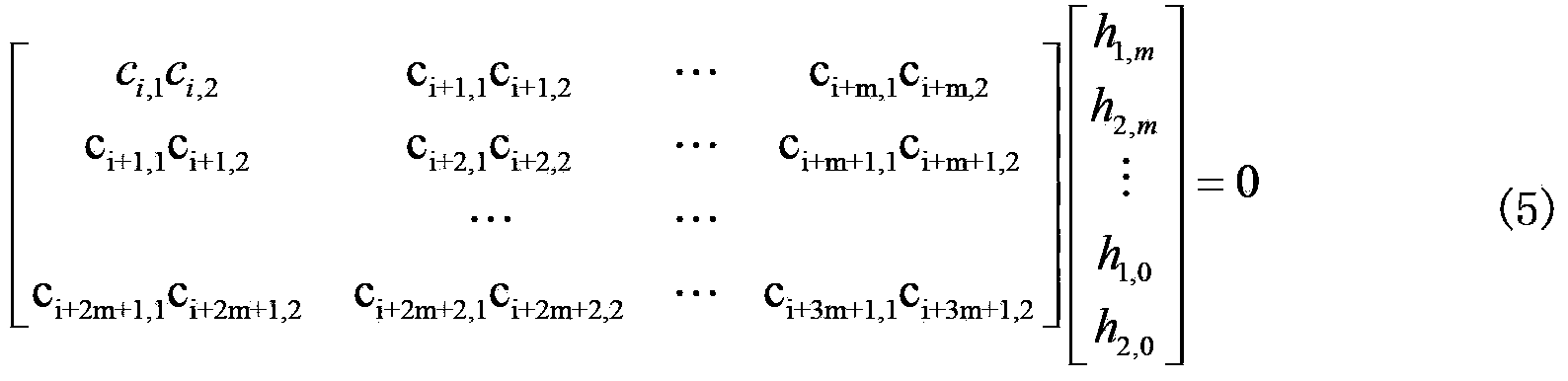 Blind identification method for (n, 1 and m) convolutional code with error codes