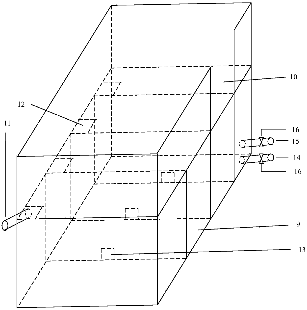 Ecological circulating beef cattle culturing farm building method and system