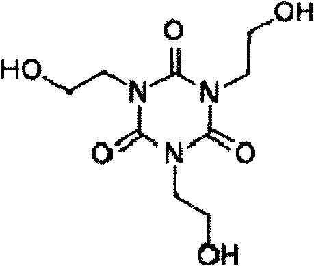 Composition for preparing highly fire-resistant polyisocyanurate foam