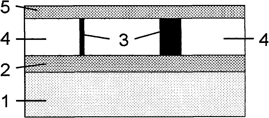 Conductive oxide transition layer and phase-changing memory unit with same