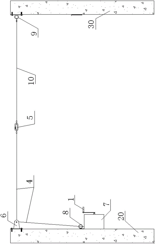 Hand-cranking type anti-falling safety device