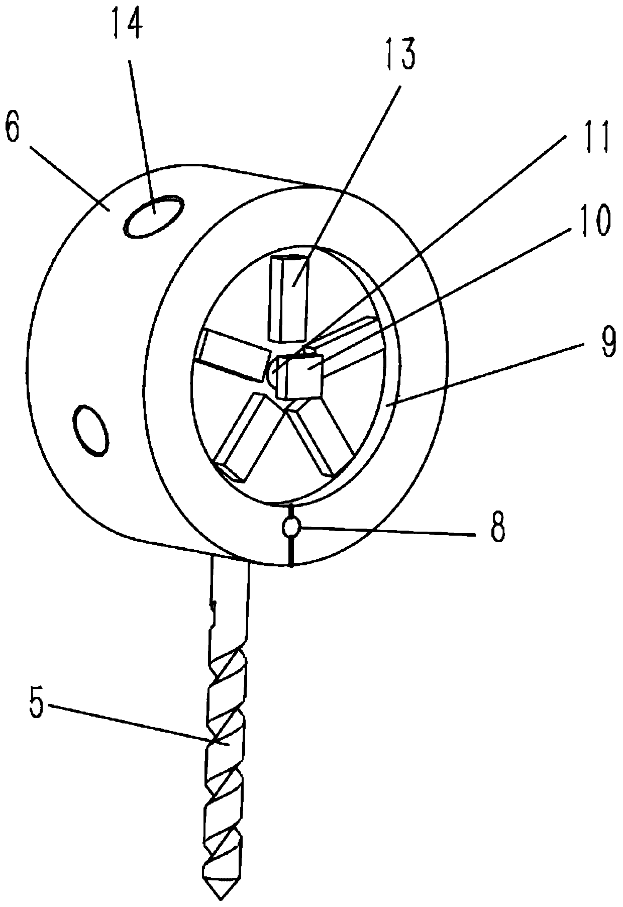 Drill bit seat of drilling machine