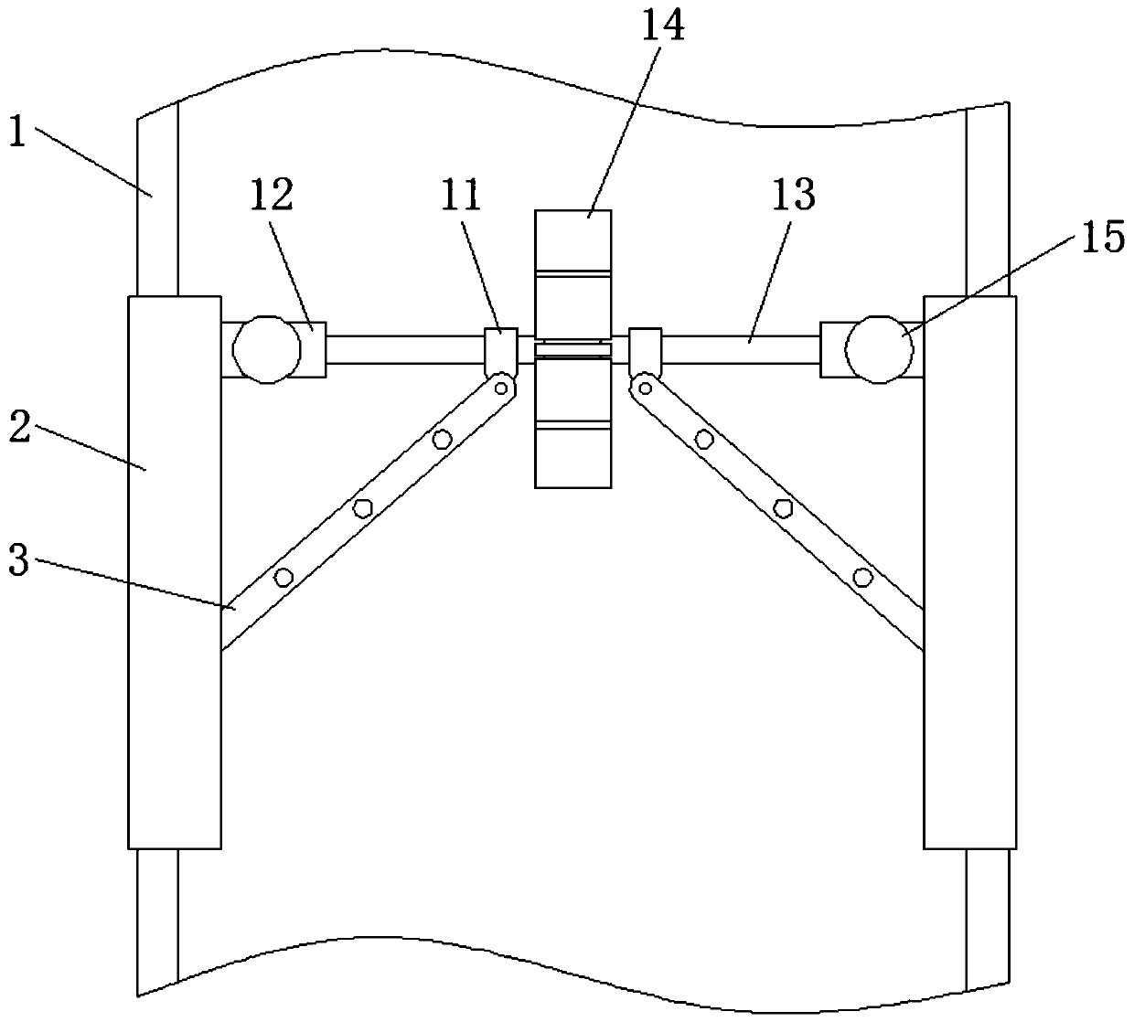 Efficient riverway ecological restoration device based on waterwheel oxygenation