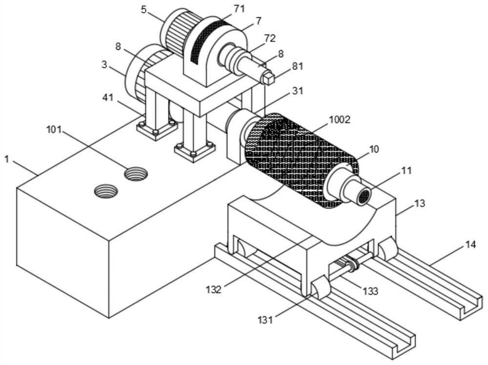 Strip steel rewinding mechanism for strip steel hot galvanizing production line