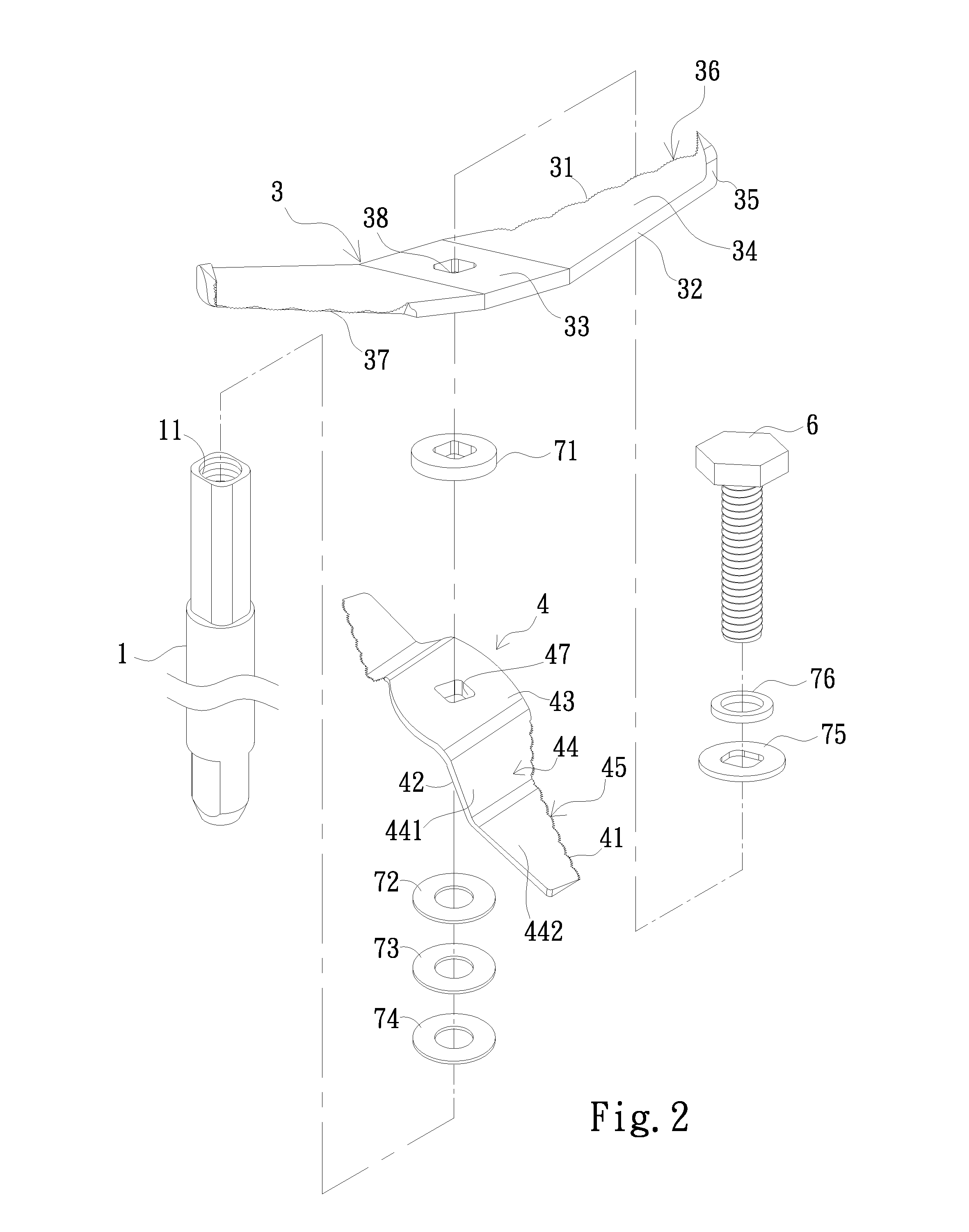 Blade assembly of a blender