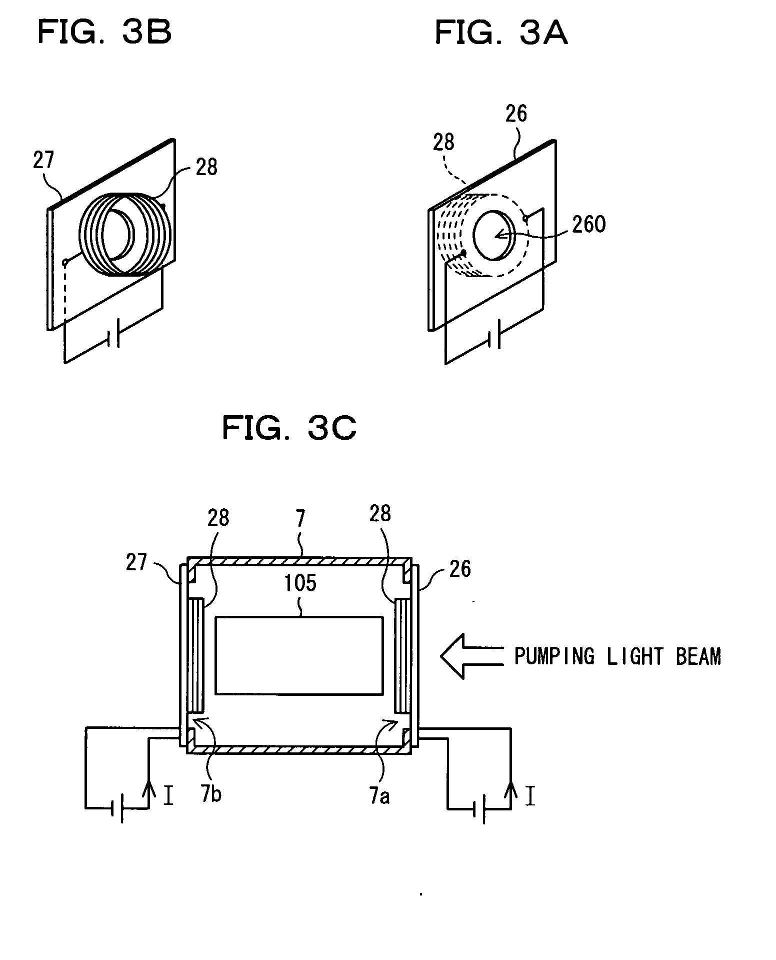 Static magnetic field applying structure for use in atomic oscillator