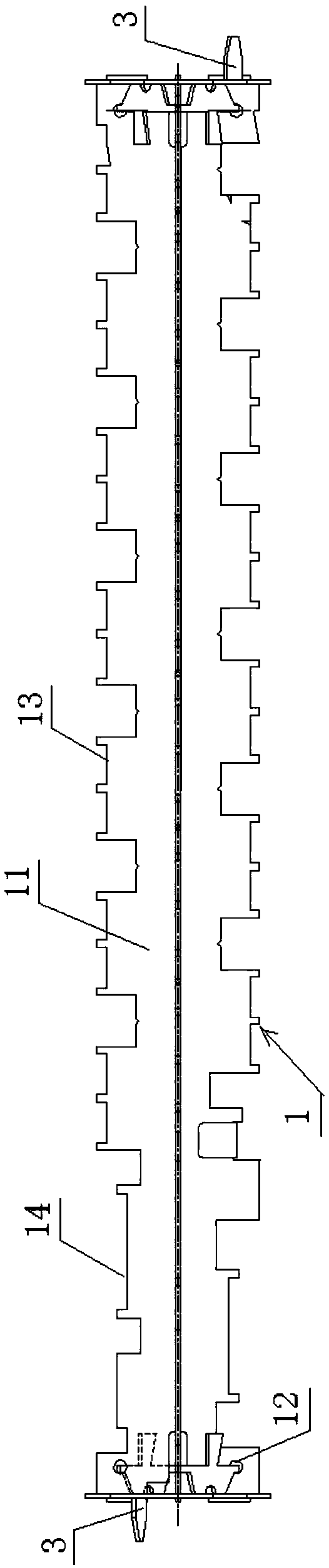 A kind of mica sheet skeleton