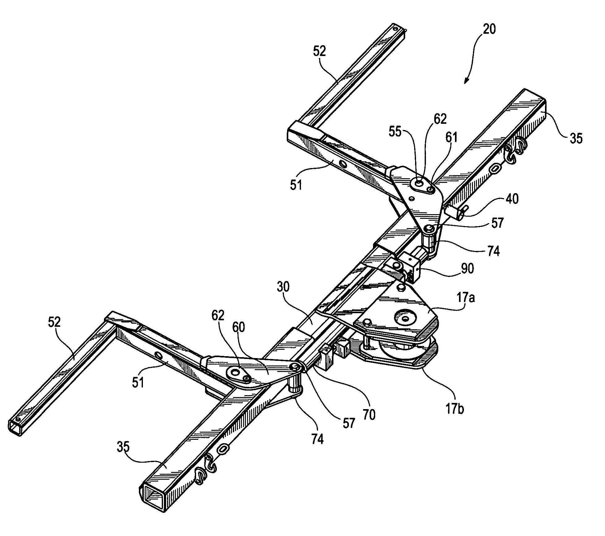 Wheel lift that may be rapidly disassembled and converted