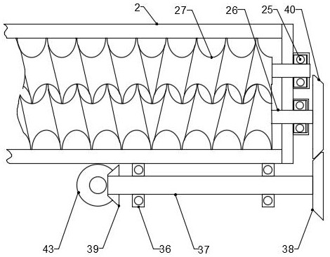 Screw shaft assembly and double-screw conveying device thereof