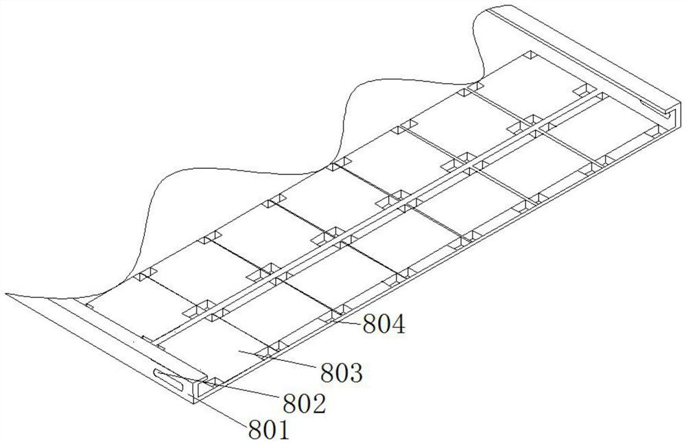 Fastening-type modular rubber non-slip mat