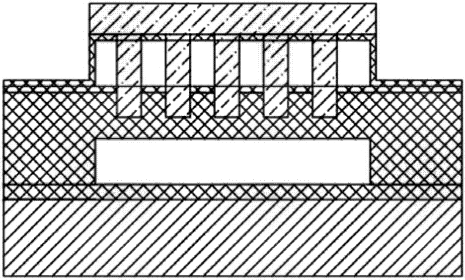 Integration solenoid double-layer magnetic film inductor and preparation method thereof