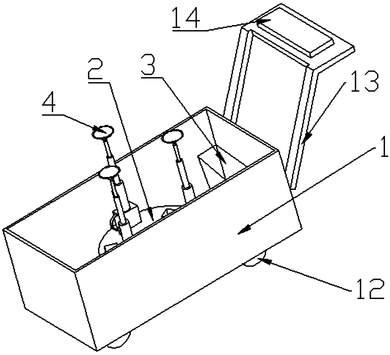 Fruit tree pollination machine and pollination method thereof