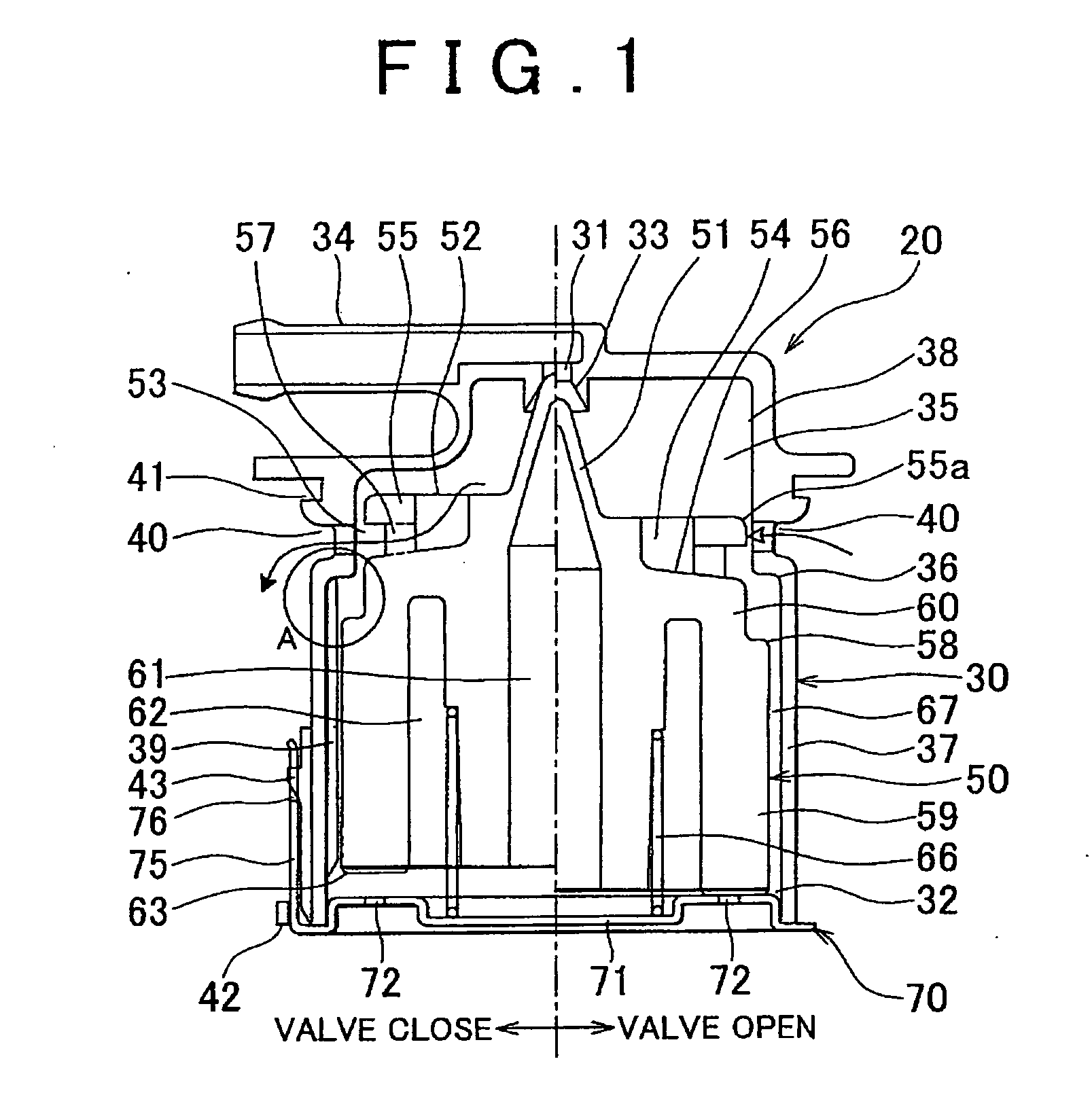 Fuel-outflow check valve