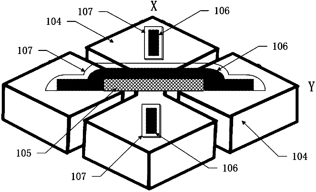 Low-impedance capacitive touch screen and manufacturing method thereof