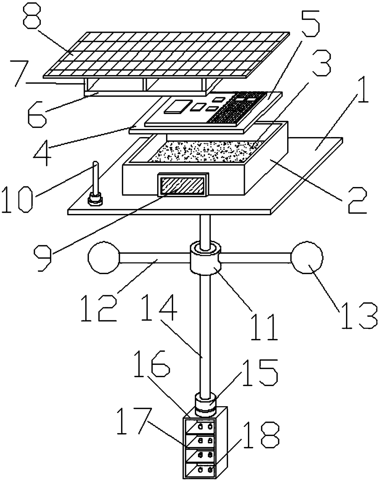 Intelligent water quality detection device