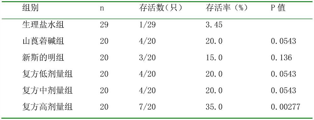 Application of compound anisodamine injection in aspect of treating scalds