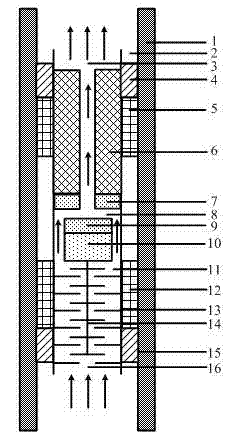 Self-heating natural gas hydrate preventing device