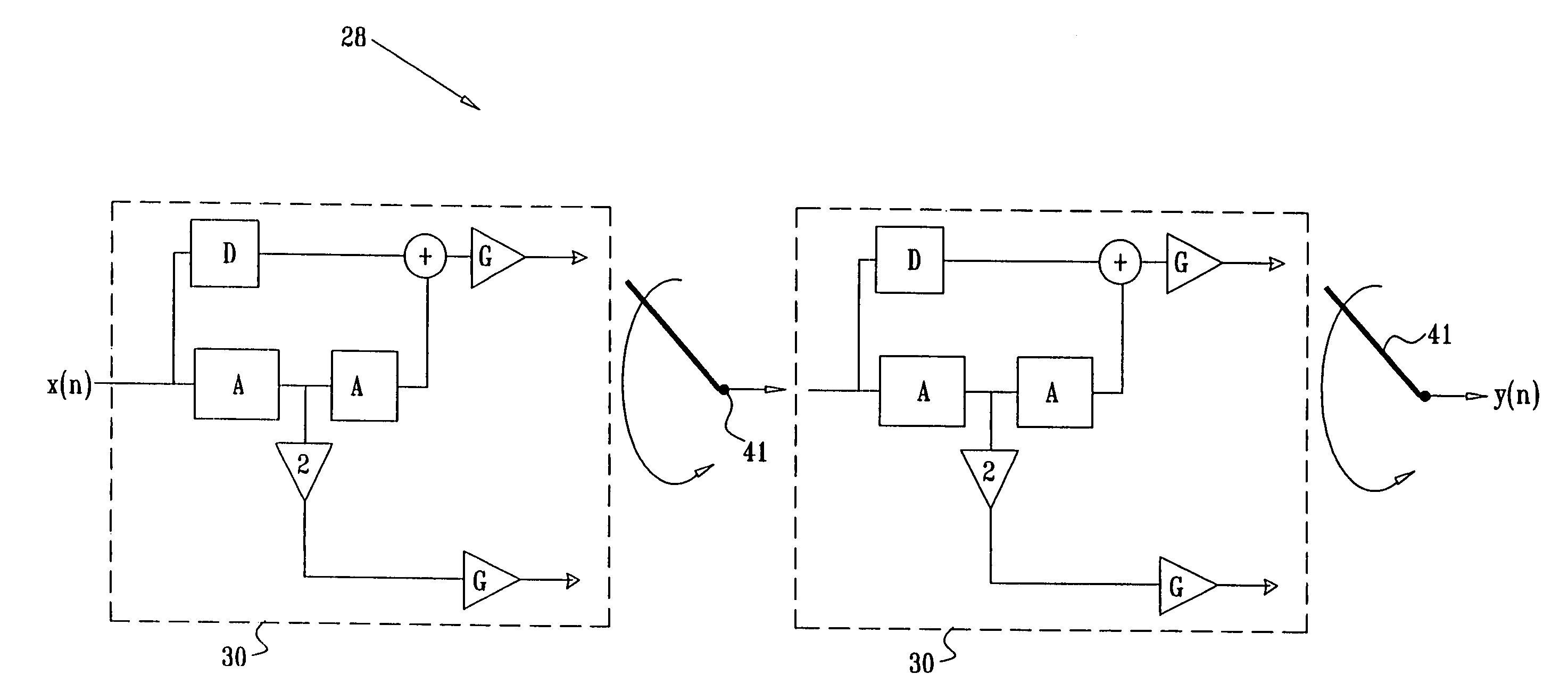 Interpolation and decimation using newton polyphase filters