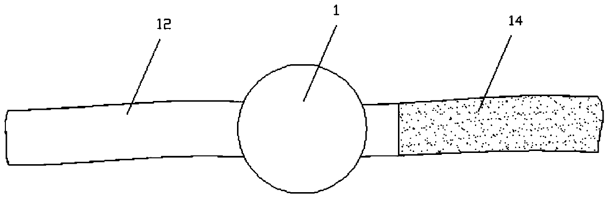 Abdominal massage device for pressurizing and heating