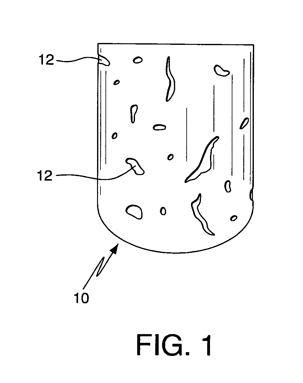 Synthetic cork with a natural cork appearance and method of making it