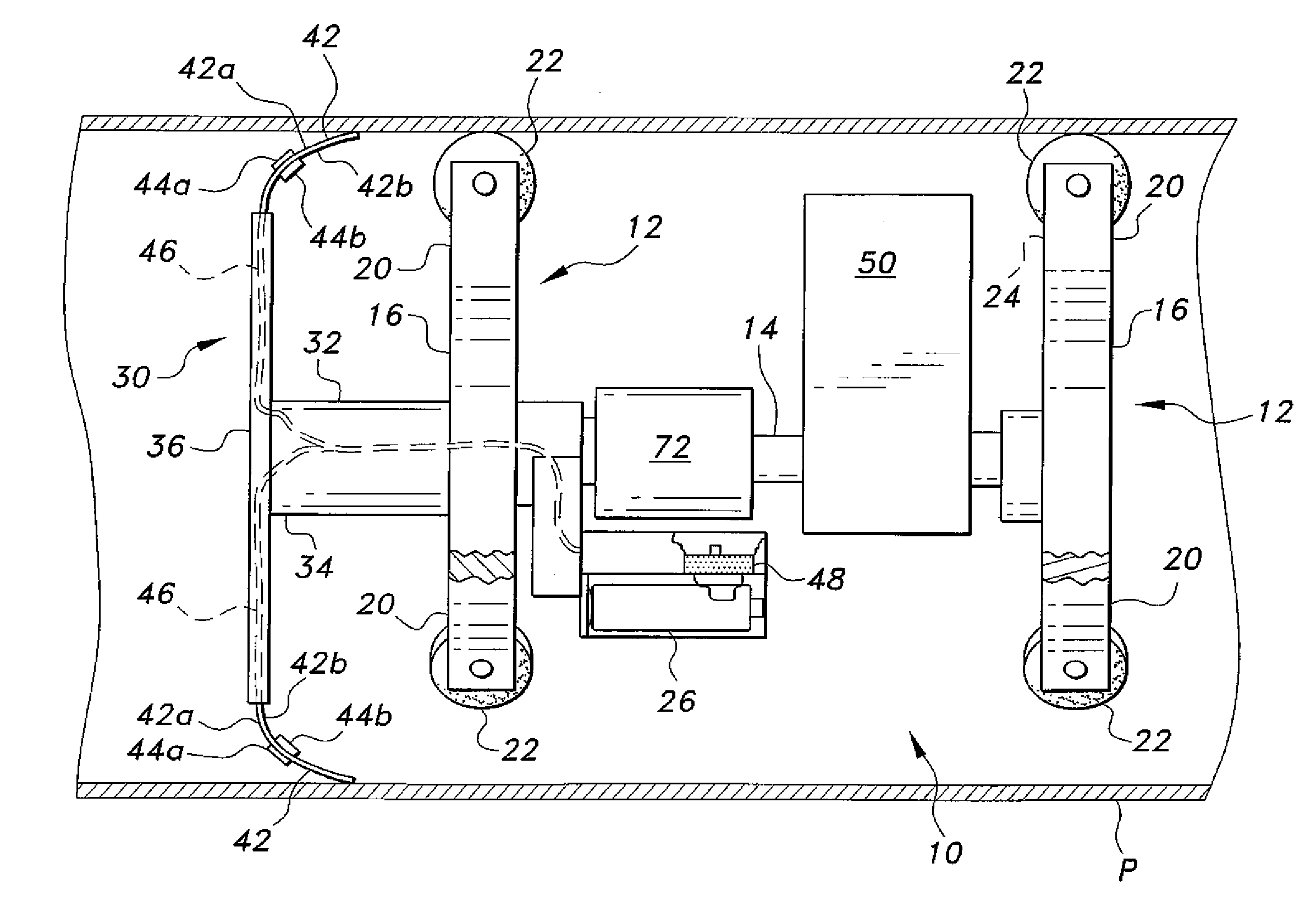 Pipeline leak detection and repair device