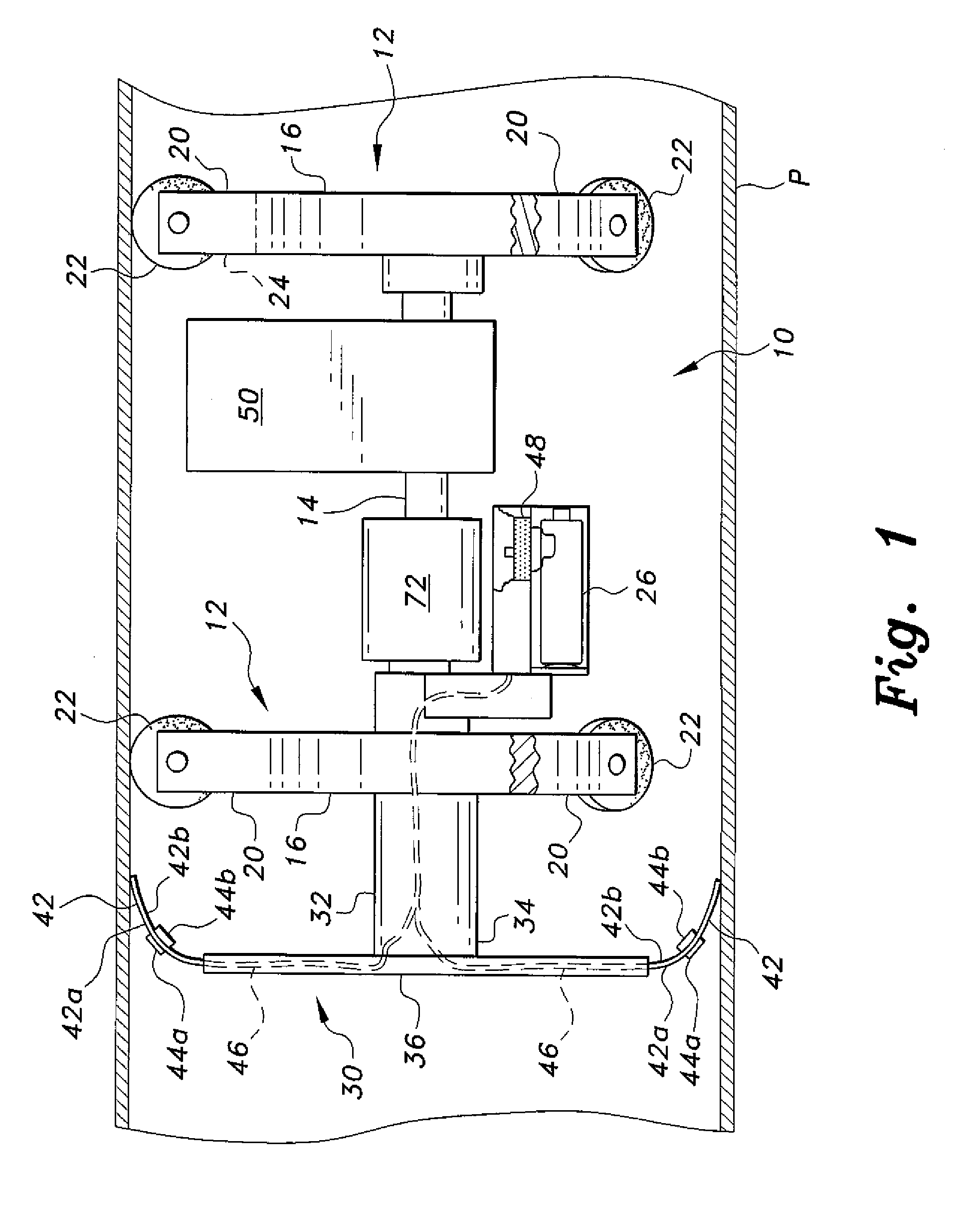 Pipeline leak detection and repair device