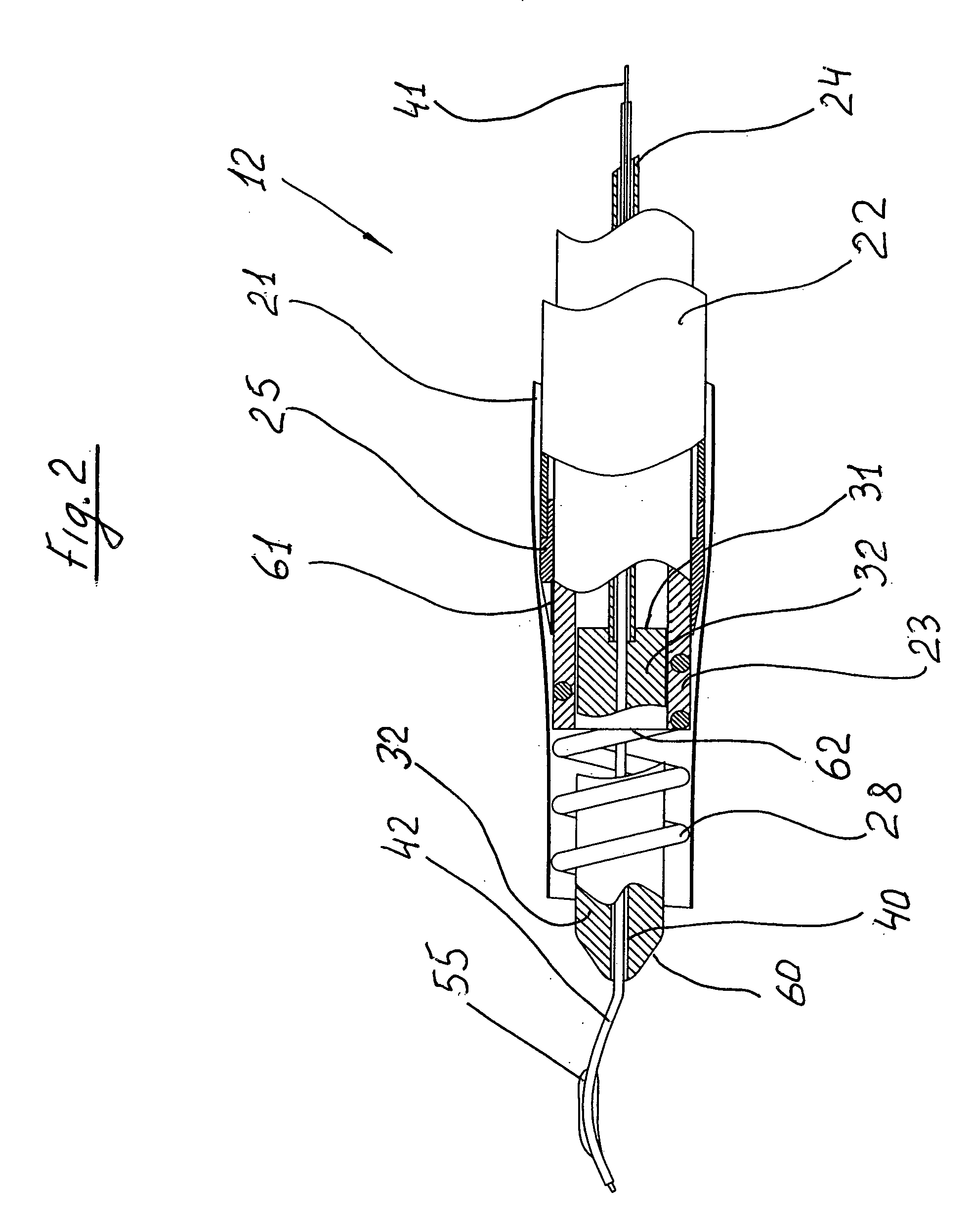 Thrombectomy catheter with a helical cutter