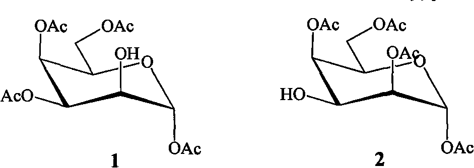 Tetraacetyl talose compound and preparation method thereof