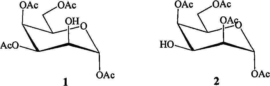 Tetraacetyl talose compound and preparation method thereof