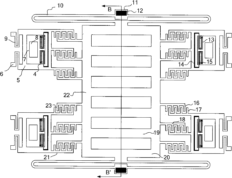 A large capacitance micro-inertial sensor based on synovial damping and its manufacturing method