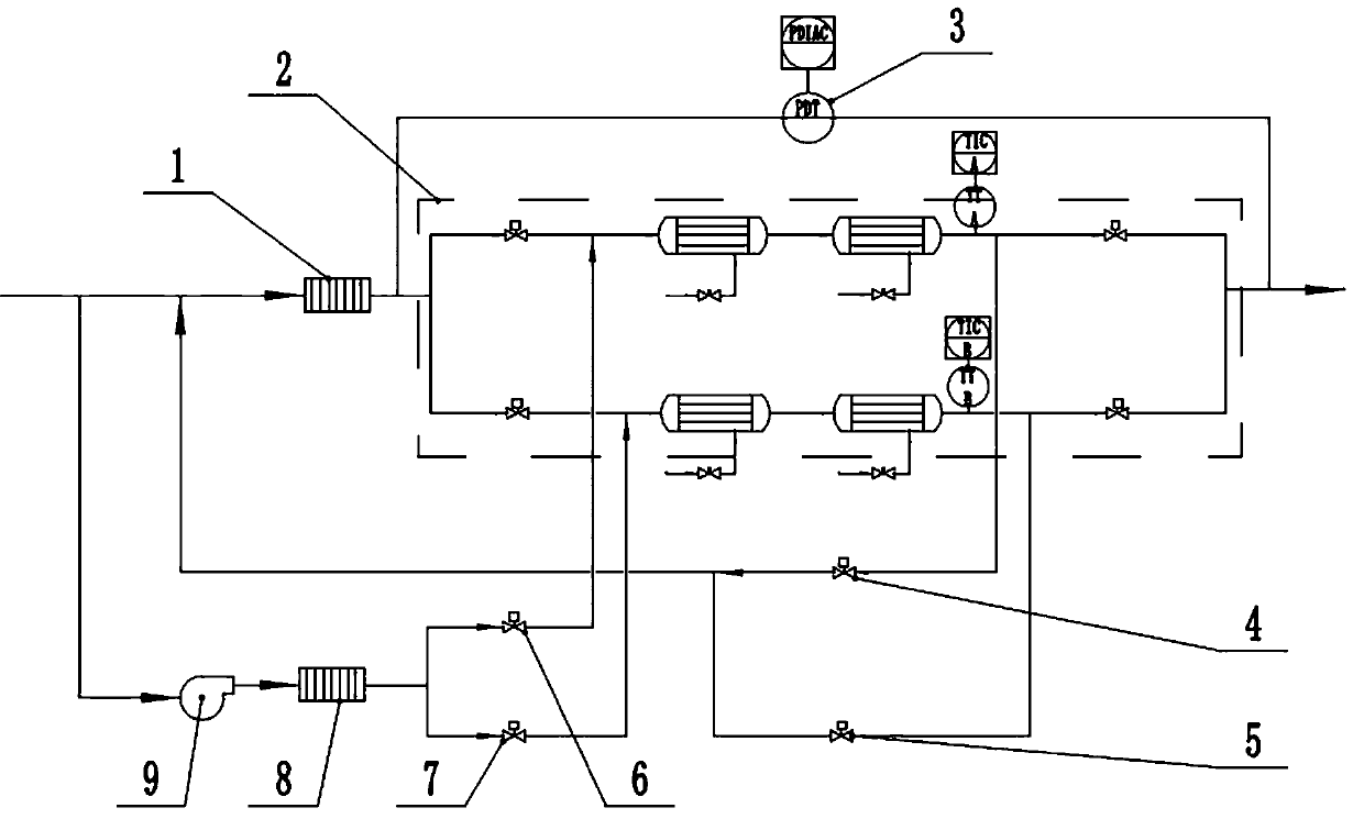 Oil gas defrosting system and method for condensation method oil-gas recovery device