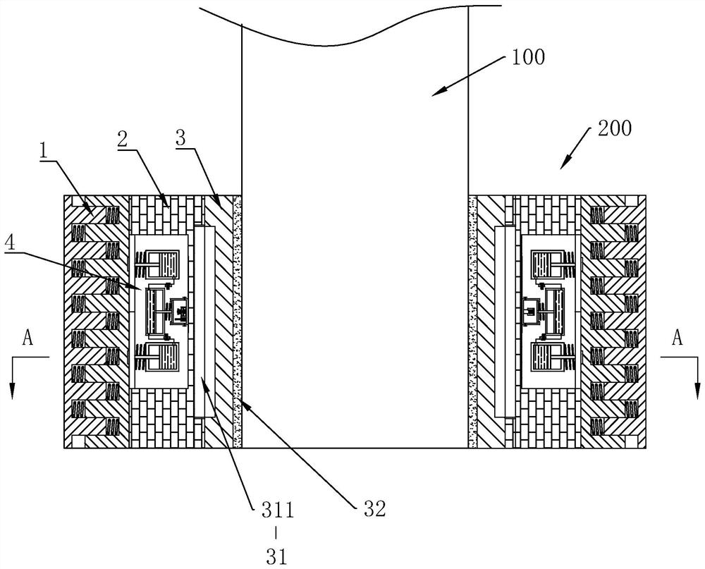 Multi-stage buffer anti-collision pier