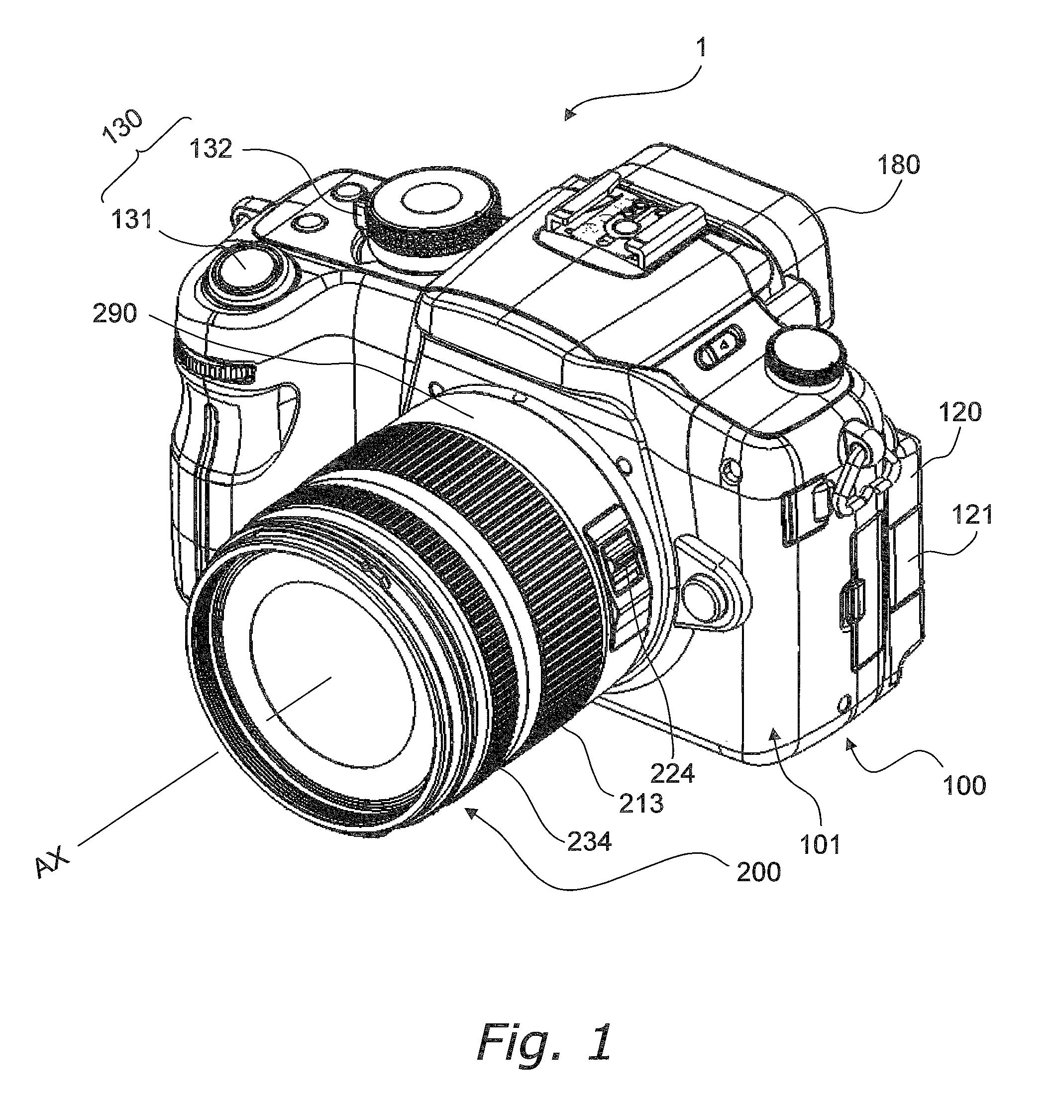 Camera body and imaging device equipped with same