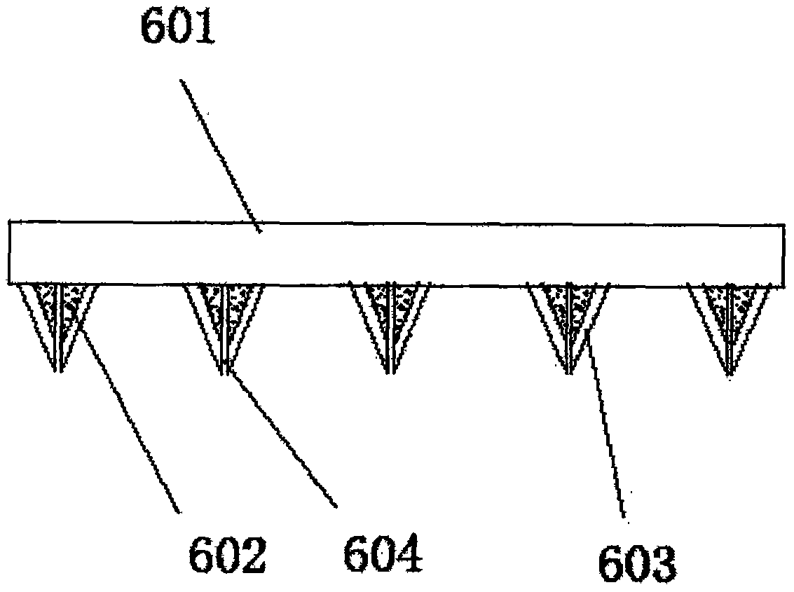 A putty spraying device for house decoration