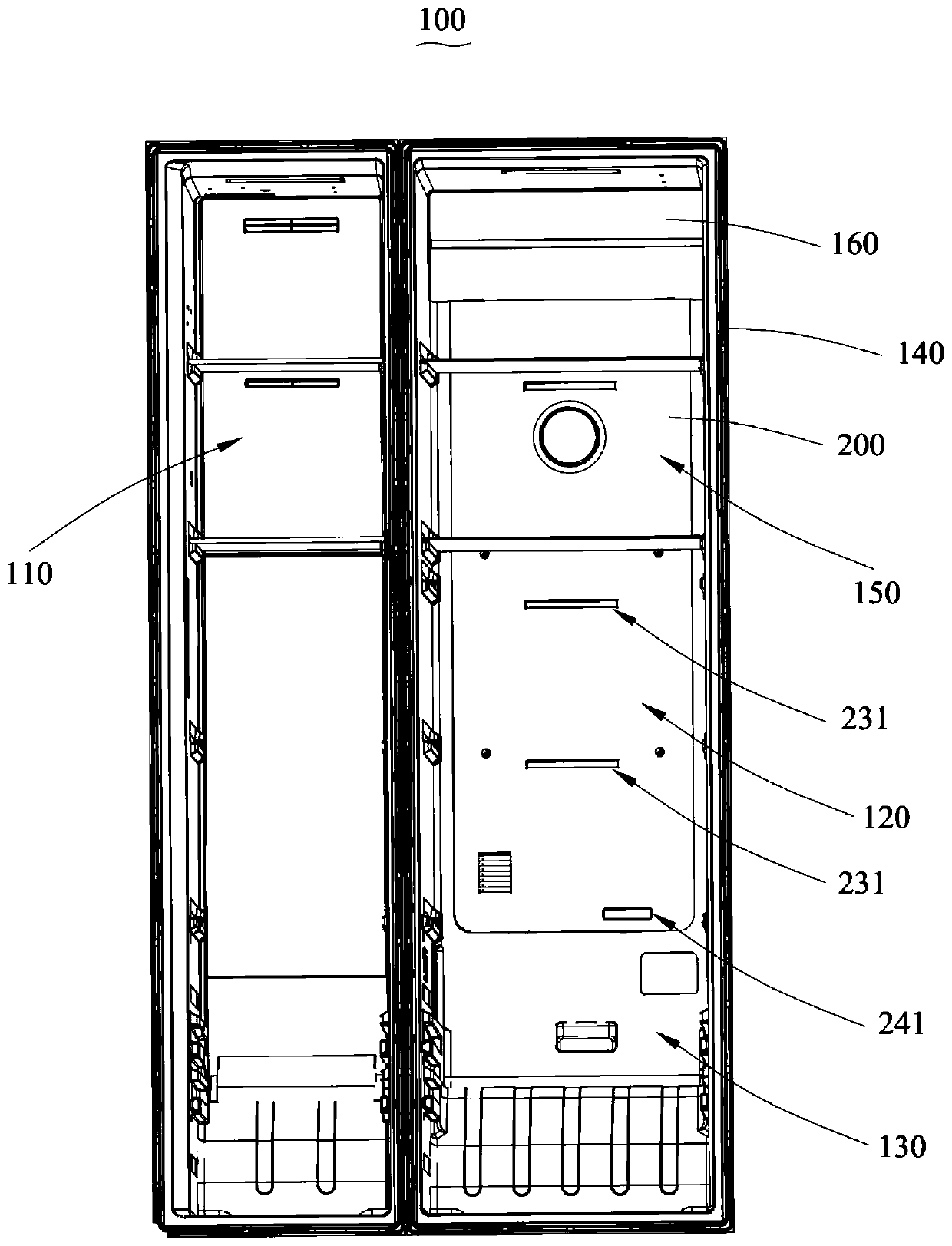 Air duct cover plate and refrigerator