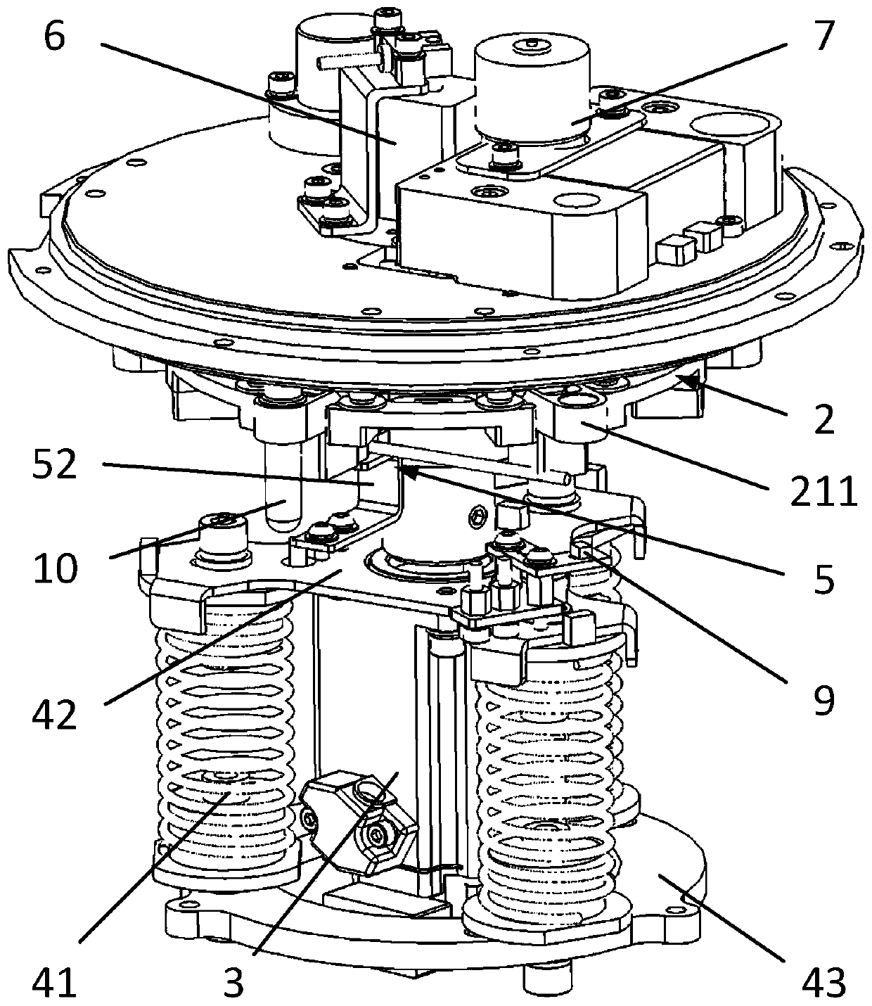 Centrifugal mechanism and in vitro detection analyzer