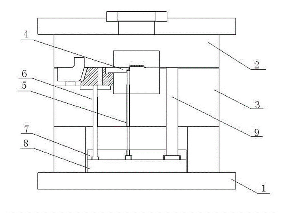 Anti-collision device for slide block