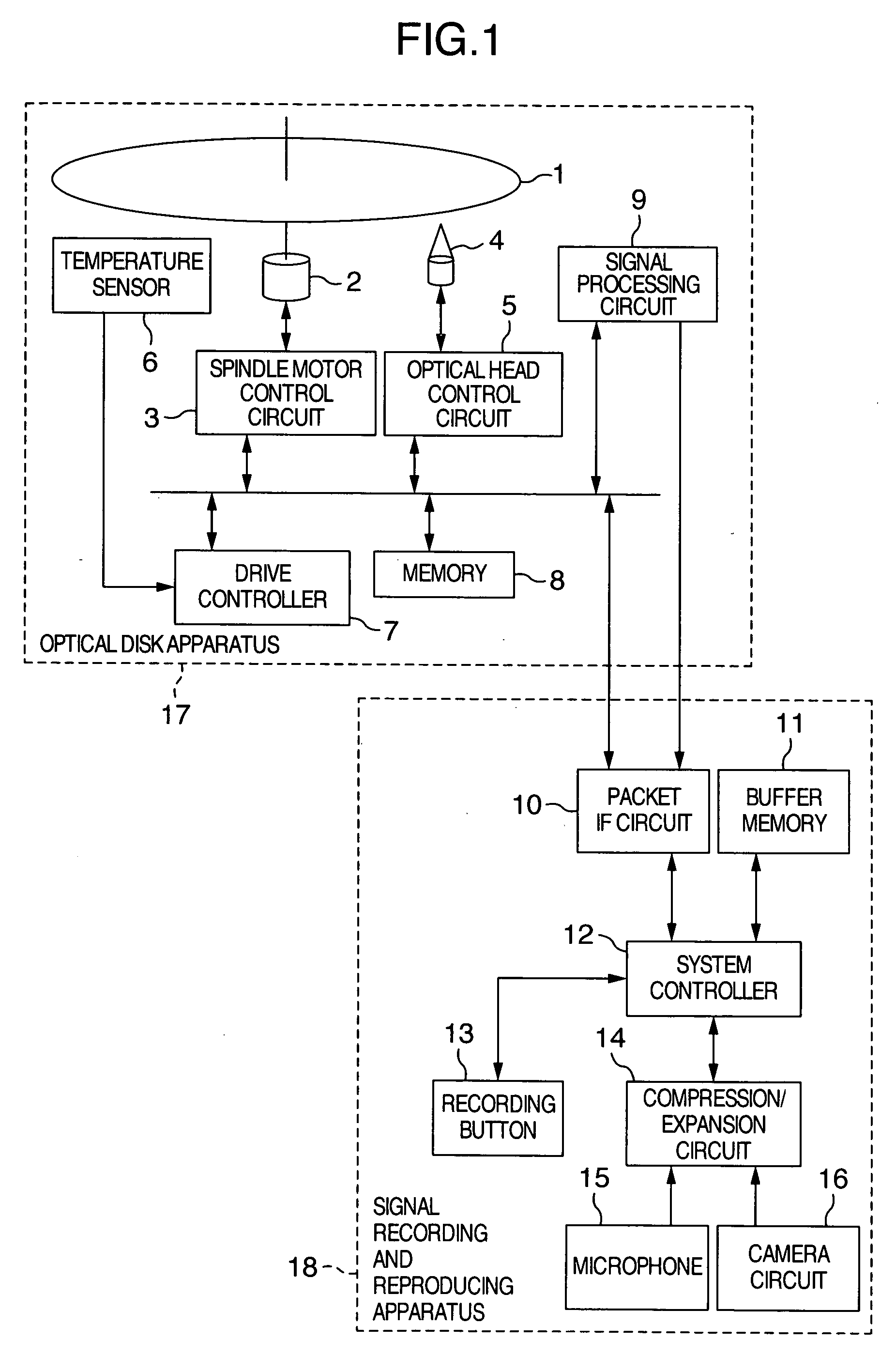 Optical disk apparatus