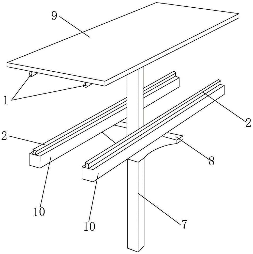 Novel vertically parallel dual track transportation tool and layout method