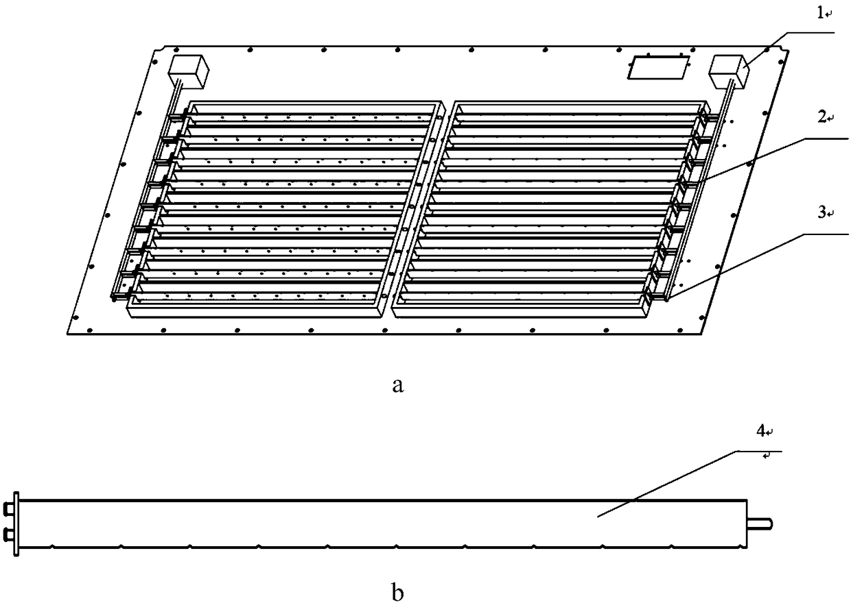 Special vehicle cooling air volume test device and method on basis of testable grating