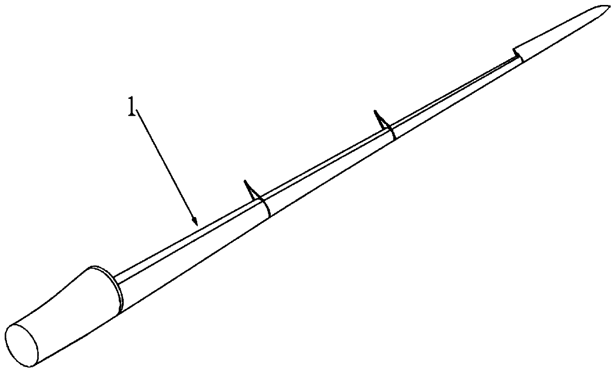 Wind-driven generator blade capable of realizing sectioned furling