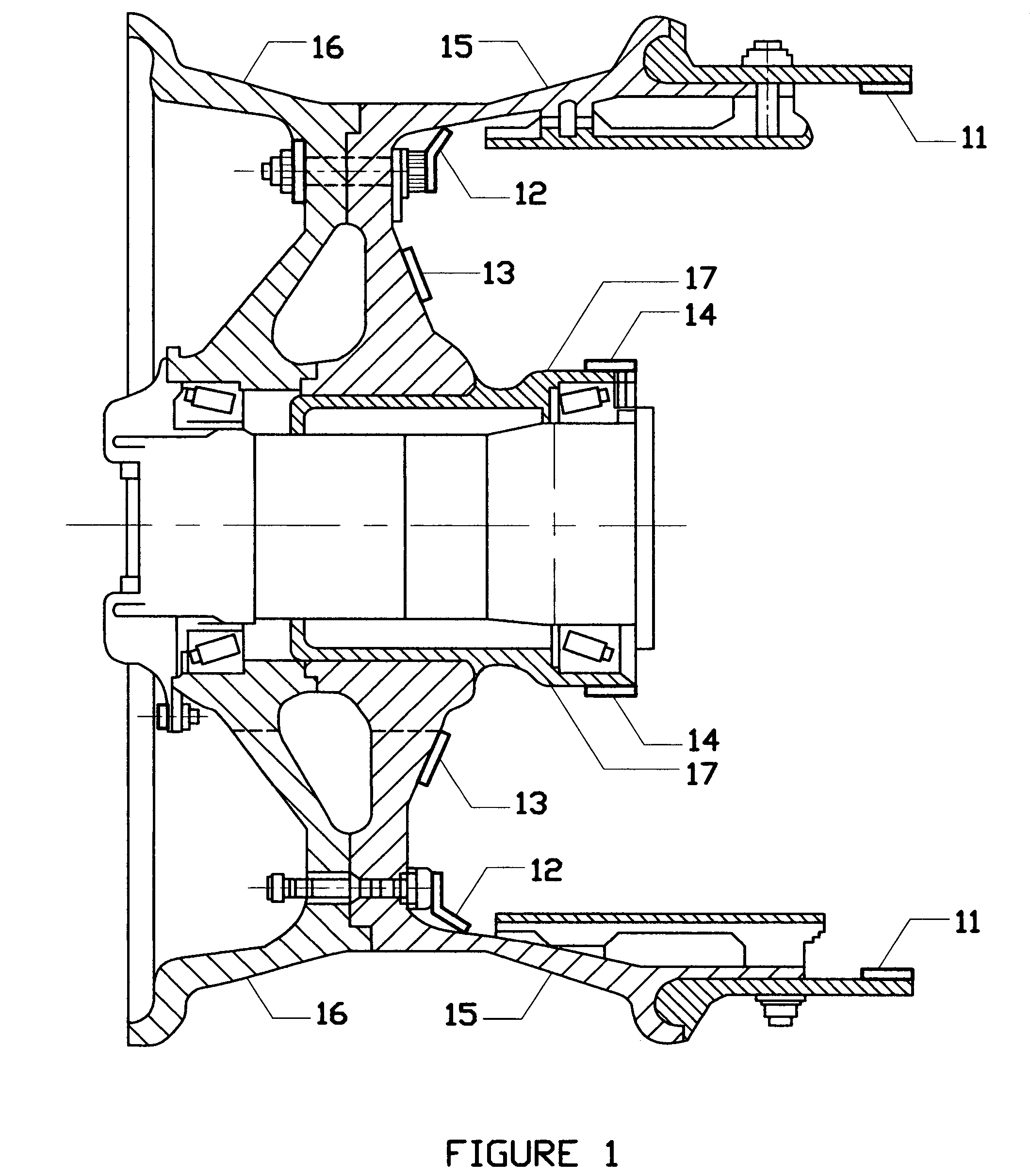 Magnetically induced aircraft landing wheel rotation