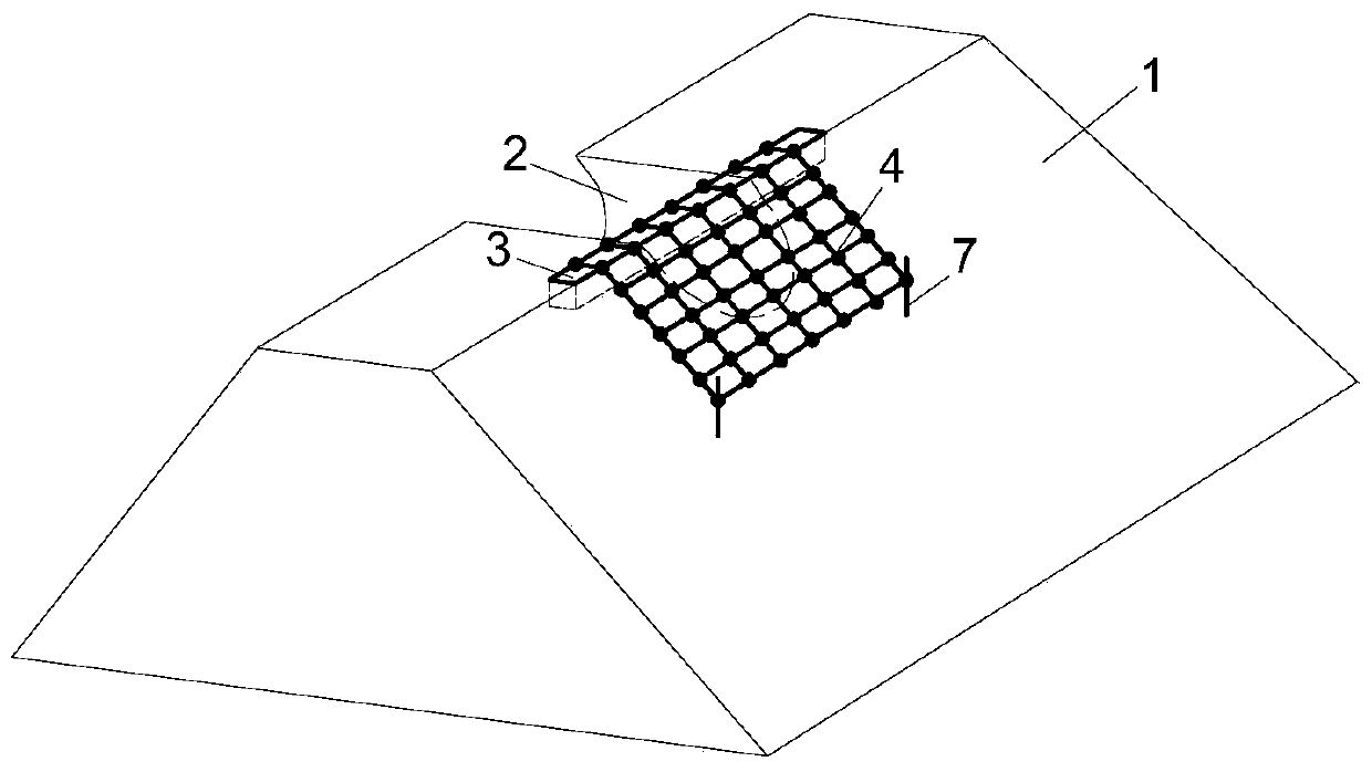 Method for rapid rescue at dike breach in flood season by utilizing geosynthetics for flow intercepting