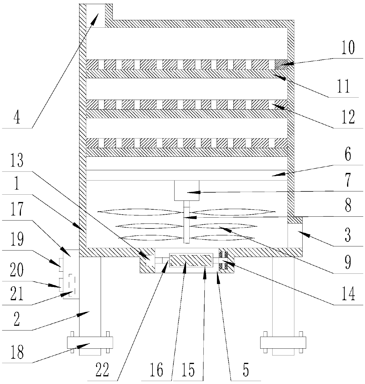 Purifying separator